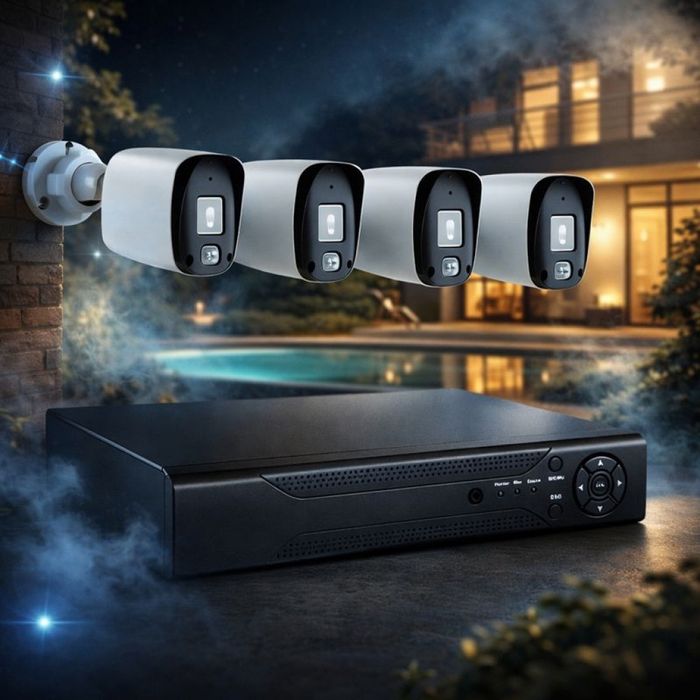 Професионален комплект за сигурност с 4 камери IP67 YL-806B