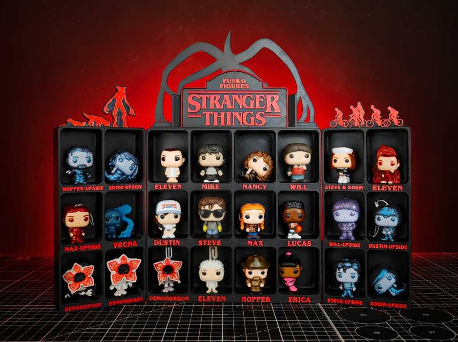 Дисплей/Органайзер за Stranger Things фигурки (Kinder Joy) – 24 места