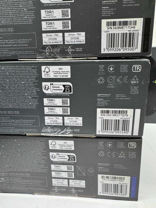 Слушалки Logitech G435