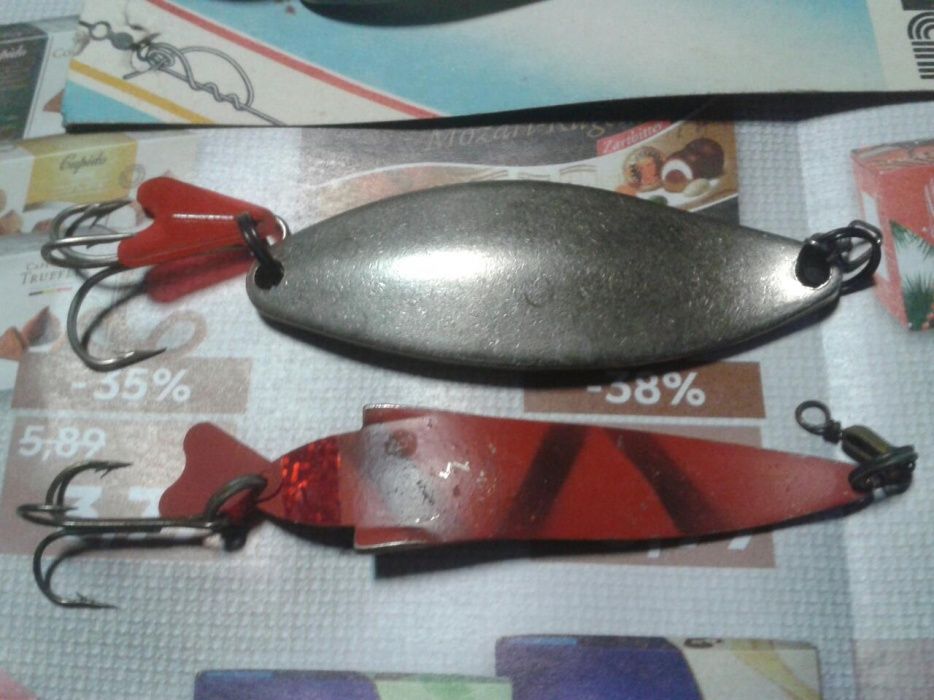 Блесни клатушки щукарски-руски и чешки 38-40 грамови