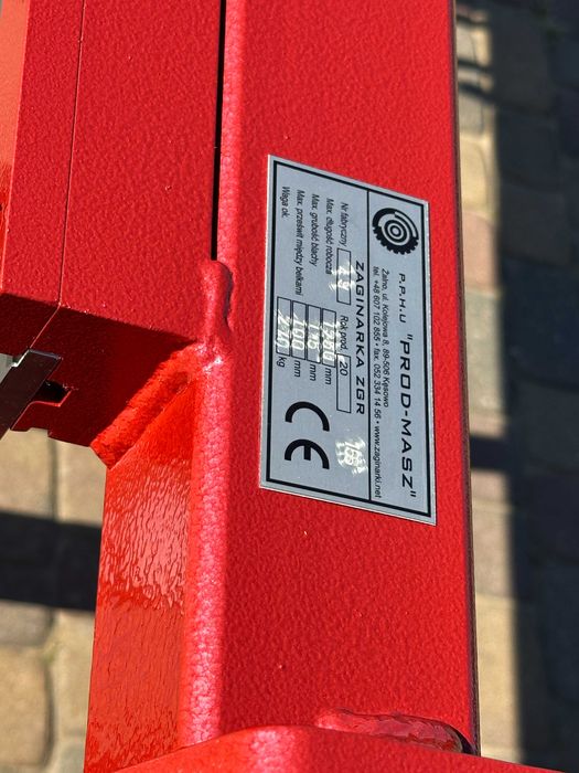 Mașină de îndoit segmente SGR-1250mm/1.5mm PROD-MASZ