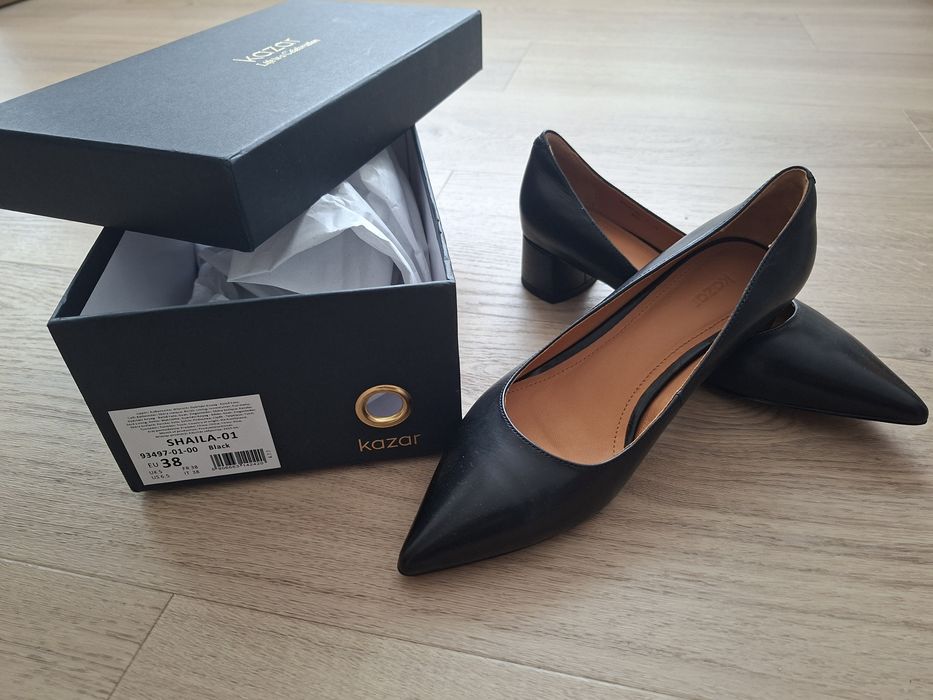 Pantofi kazar piele naturala 38
