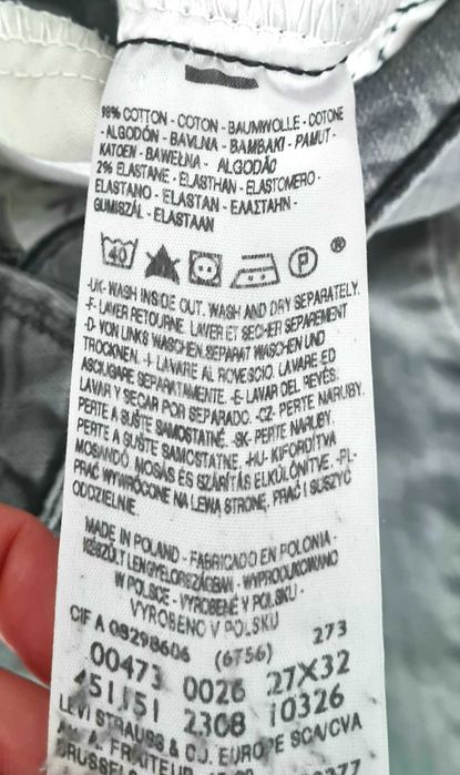 Blugi gri Levi's