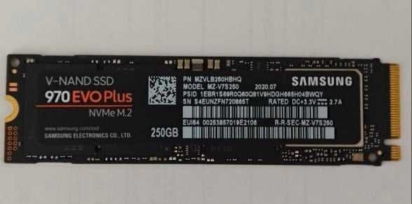 SSD Samsung 970 Evo Plus 256GB