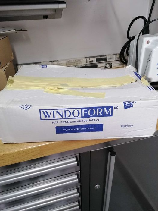 метални дръжки за PVC дограма WINDOFORM - кафяви