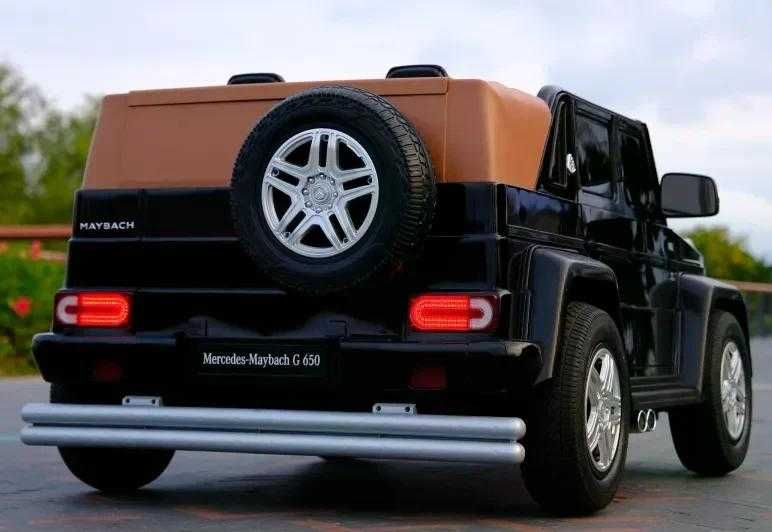 Masinuta electrica pentru 2 copii Mercedes G650 Maybach XXL 24V 14Ah