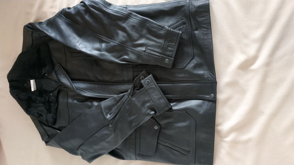 Мъжка кожена шуба