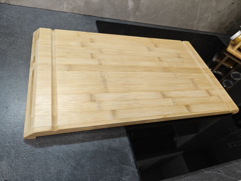 НОВА! Бамбукова дъска SCHOCK 54x30 см за рязане / покриване на плот /