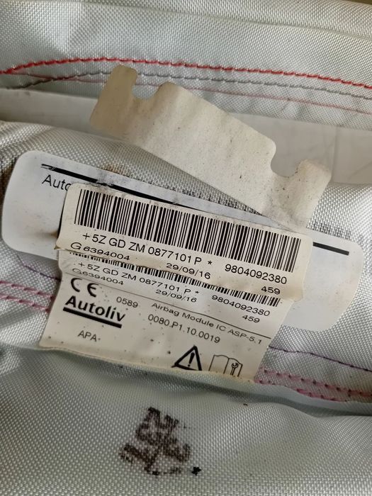 Airbag Cortina Cortine Stanga Dreapta Peugeot 208 2013-2021 Model 4 Usi Motor BH02