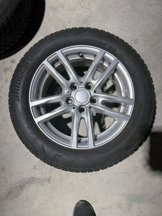 Jante aliaj r16 5x112 + anvelope iarna