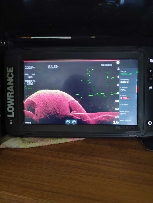 ЭХОЛОТ LOWRANCE ELITE 12 FS с датчиком 3 в 1