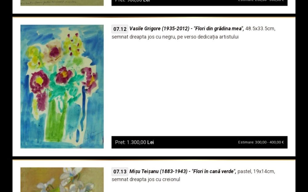 Tablou vechi,ulei,semnate diverși autori consacrați.