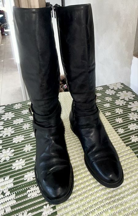 Cizme damă piele naturală lungi pana la genunchi