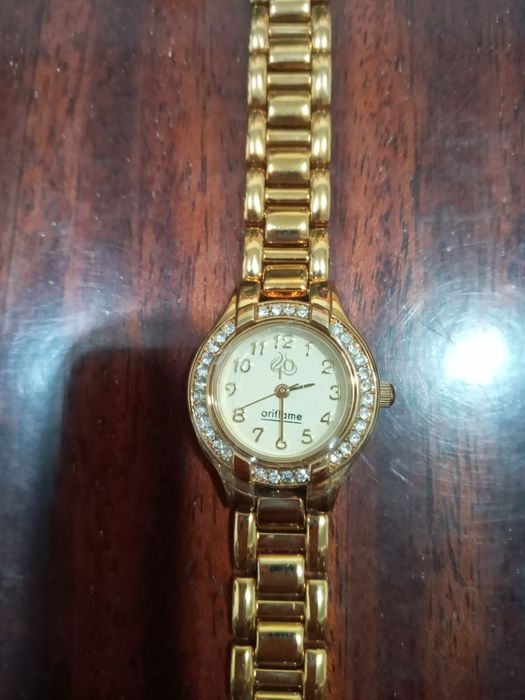 Позолоченные часы к 40 летию