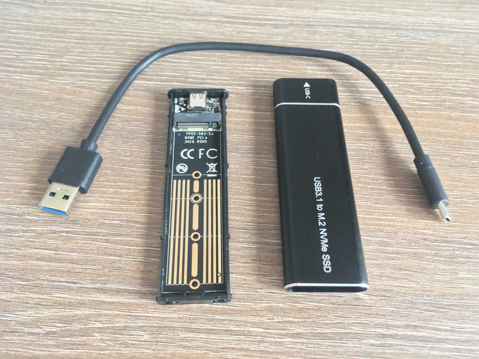 adaptor ssd m.2 la usb 3 si C, pcie nvme m2 caddy rack, nou