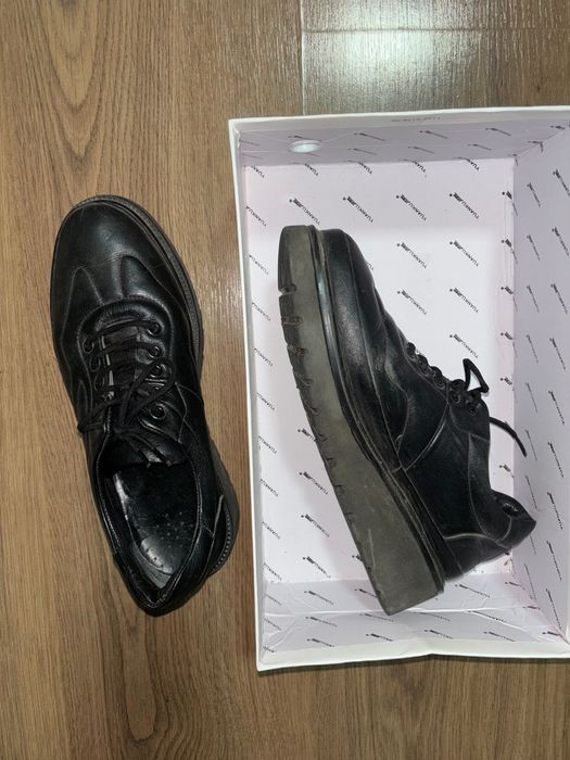 Ботинки кожаные женские