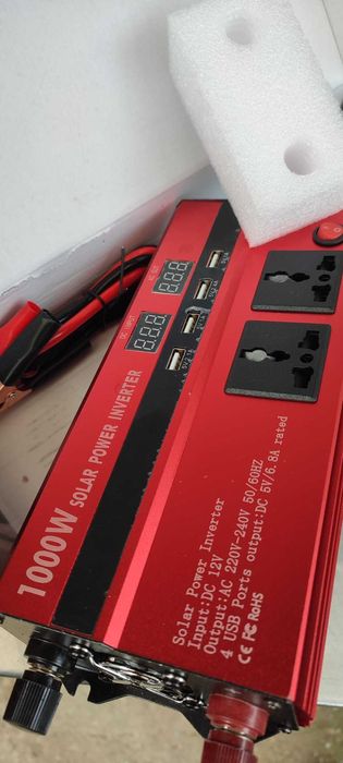 Invertor-Convertor Auto DC-AC 1000W 12V/220V Calitate Premium