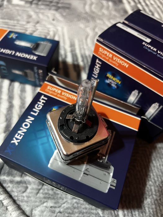Set 2 becuri xenon D2S  D1s D3s 6000K 35 w SuperVision UP +50%