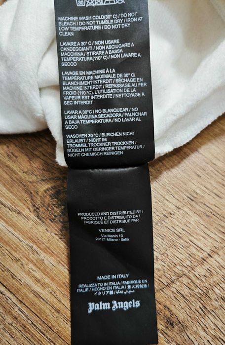 Palm Angels Оригинална мъжка фланелка с качулка размер XL