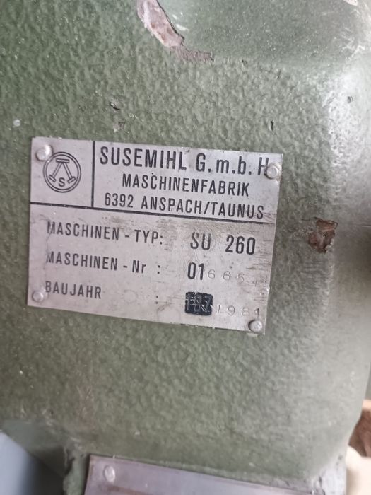 Utilaj industrial Susemihl SU 260 – Germania, an 1981