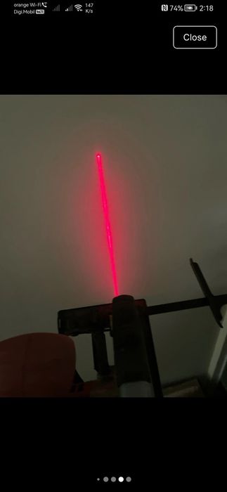 Fierăstrău circular de mână KraftDele, laser de ghidaj
