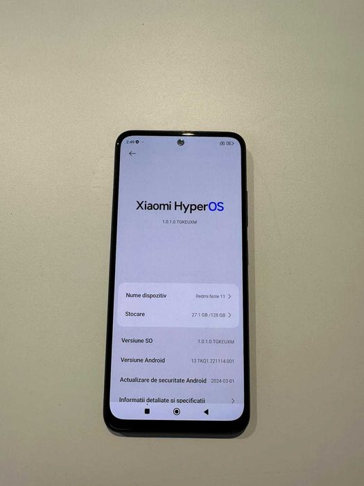 Xiaomi Redmi Note 11 (AG50 B.7345) Garantie 2 ani!