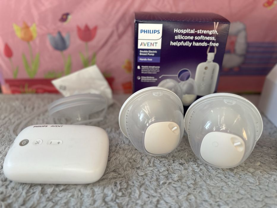 Двойна електрическа помпа за кърма Philips Avent - Hands-free