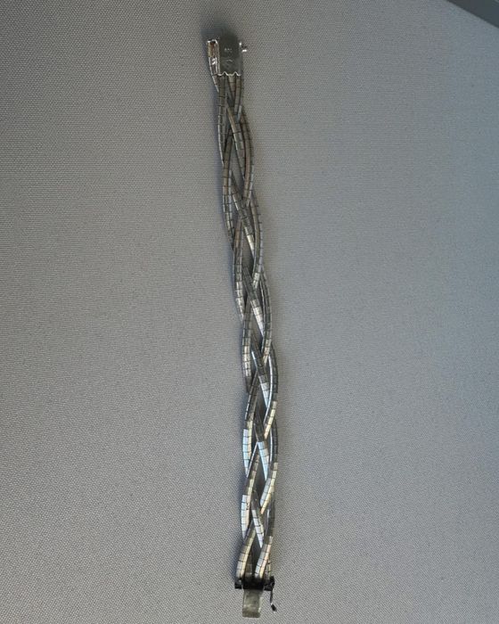 Bratara din argint rodiat