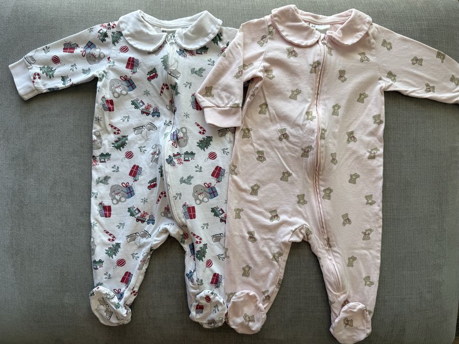 Set de 2 salopete H&M, marime 68
