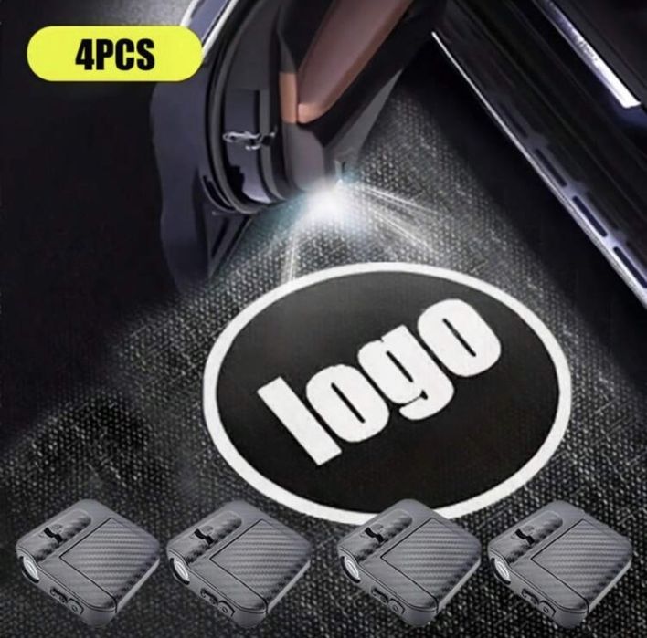 Set 4 proiectoare logo BMW, led portiera,compatibila cu toate modele.