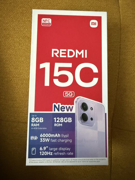 Xiaomi redmi 15C 5G 4+4GB RAM+128GB ROM