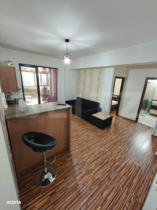 Studio de inchiriat | Ultracentral | Terasa acoperita | Mobilat si uti