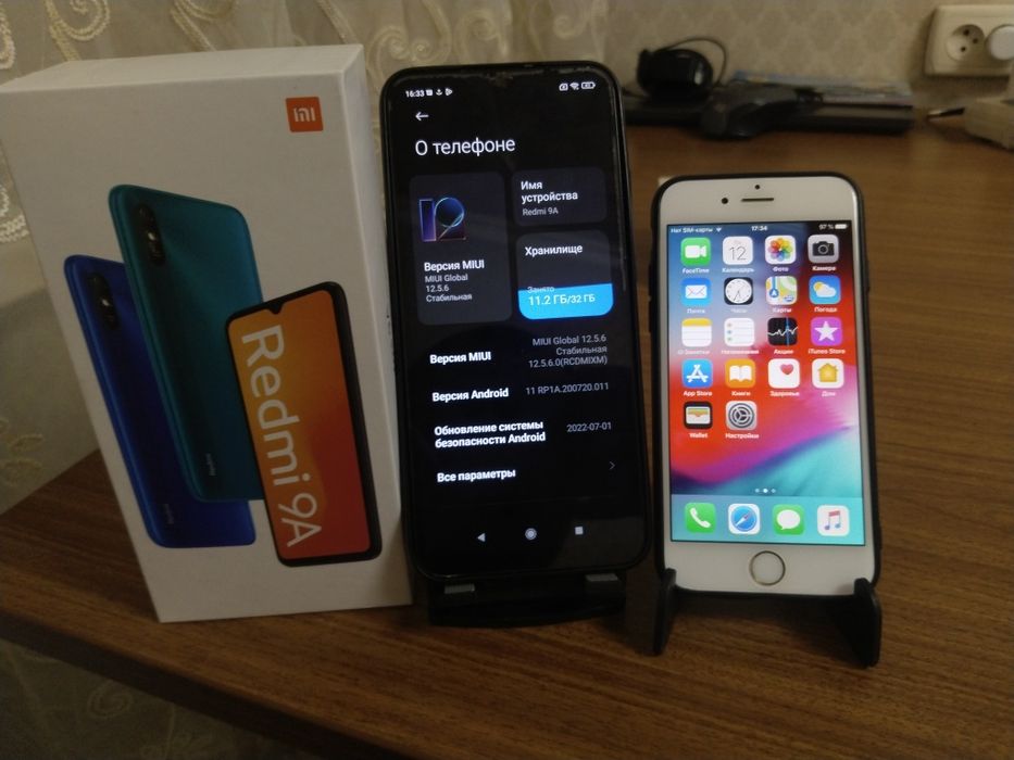 Redmi 9A 32 и iPhone 6 32