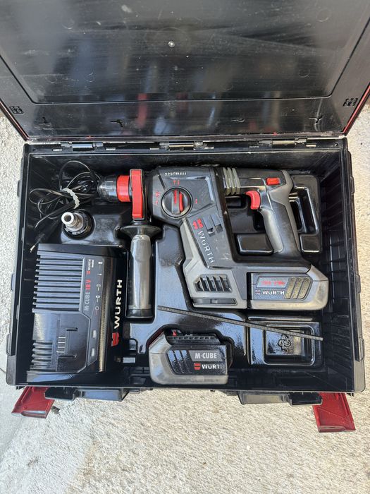 Wurth ABH 18 Compact - Безчетков перфоратор M-Cube 2x18V 5.0 Ah