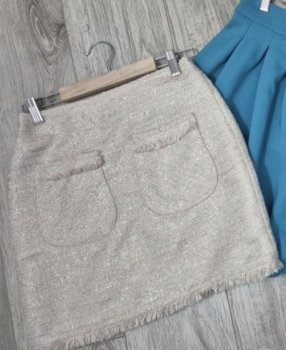 Fusta scurta toamna iarna si fusta de blugi H&M