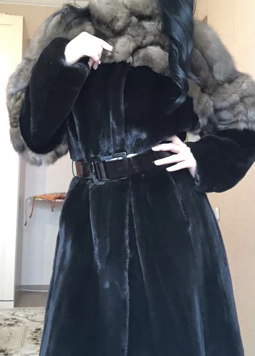 Шуба соболь норка, италия
