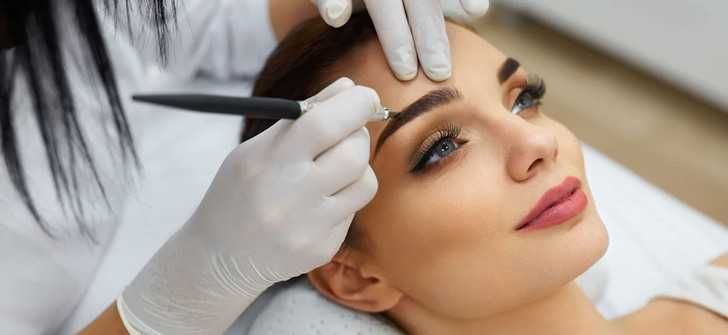 Брови  и губ ламинирование  коррекция permament