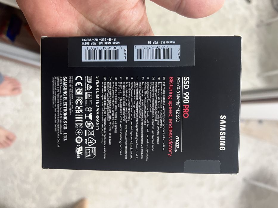 Ssd m2 samsung 990Pro новый