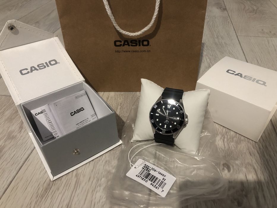 Новые часы Casio MDV-106-1A Duro WR 200M