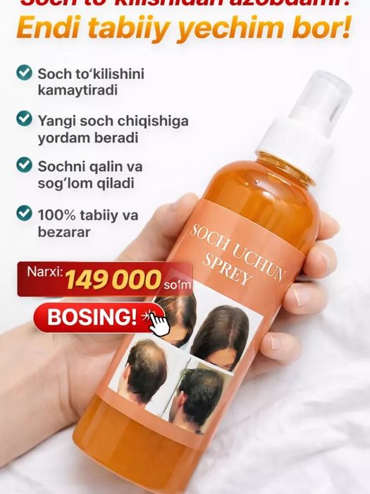 Soch uchun sprey