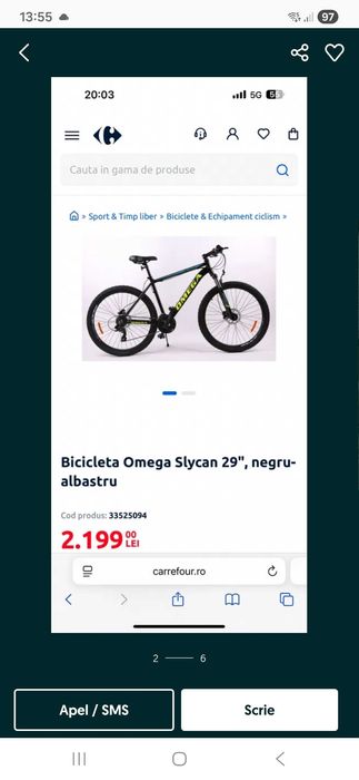 Bicicleta Omega Slycan 29"