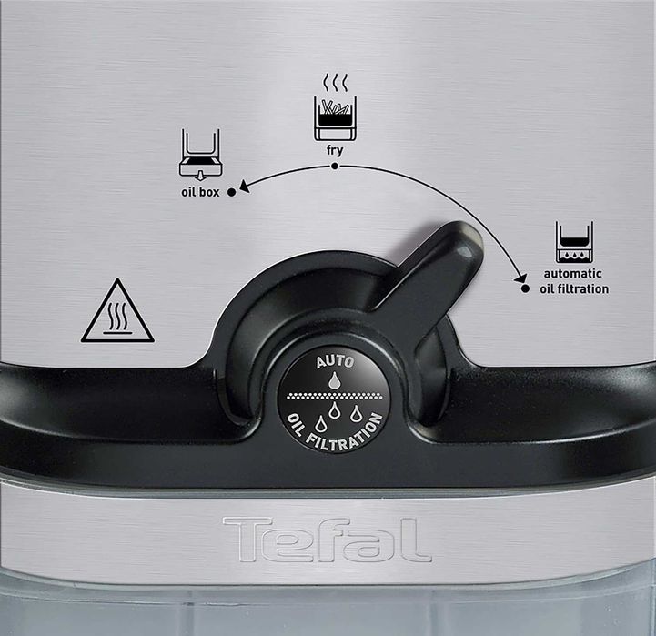 Фритюрник Tefal Oleoclean Compact 2L (FR7016) 1500W с маслена филтрация