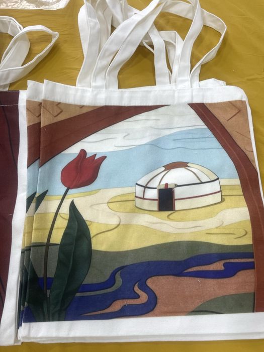 Шопер с национальным принтом