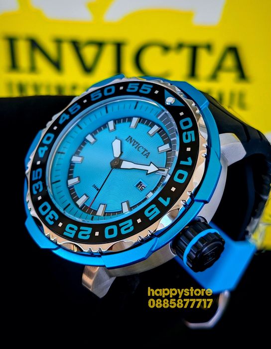 INVICTA Chrononaut Blue 52 mm, Инвикта нов ръчен часовник