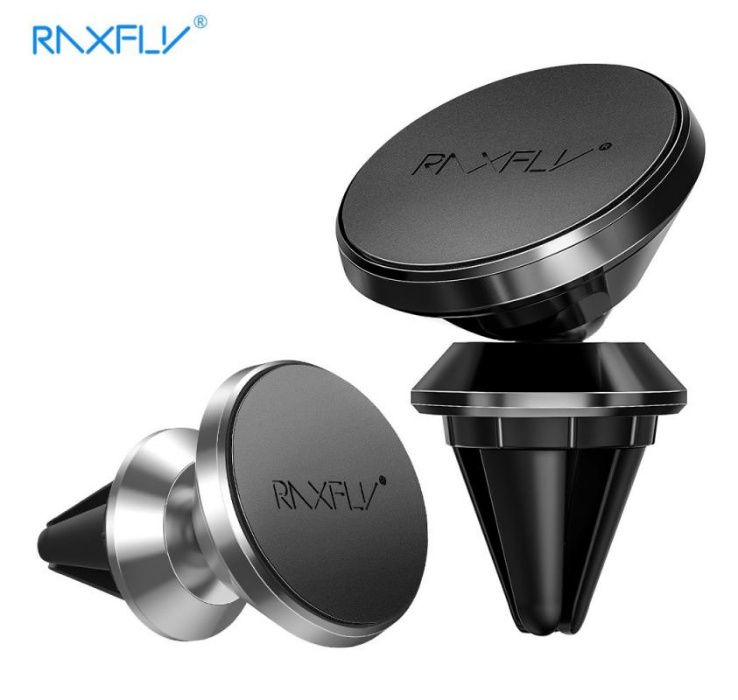 Suport auto magnetic prindere in grila telefon Samsung iPhone Huawei