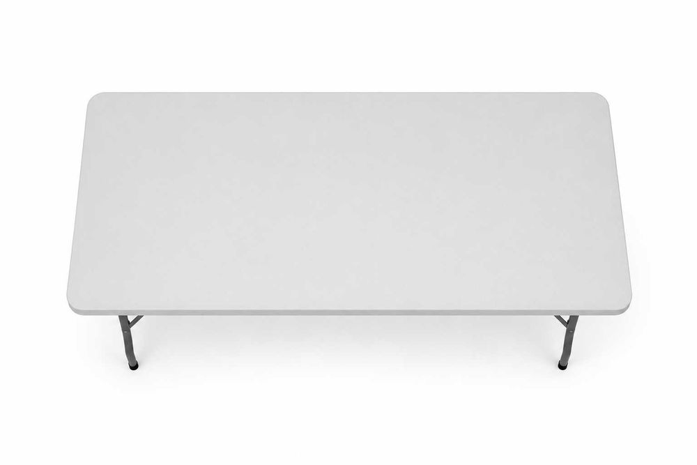 Masă dreptunghiulară pliabilă 180×75 cm pentru evenimente, catering și HORECA