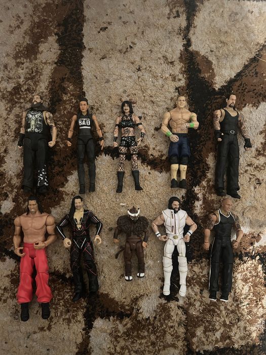 Figurine wwe wrestling
