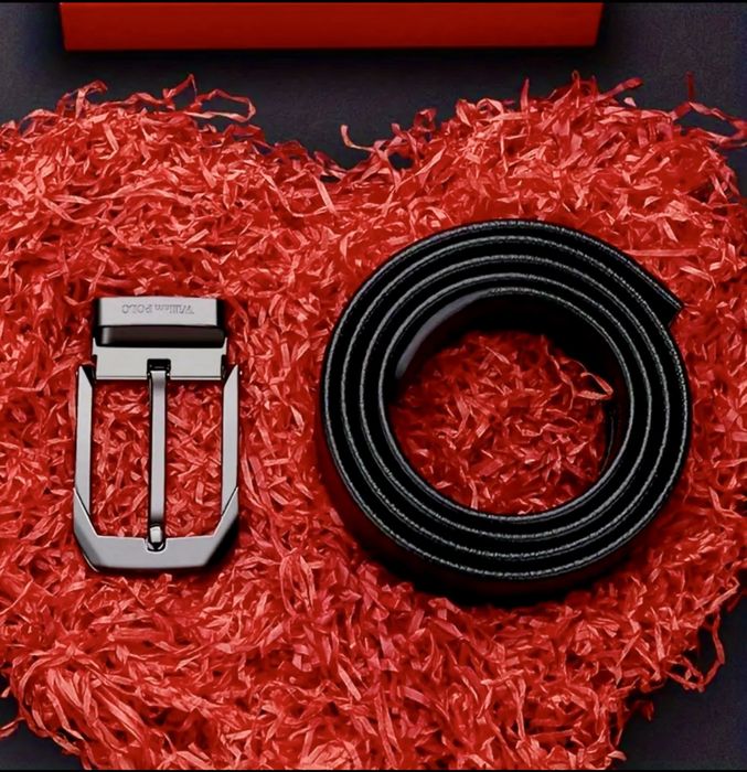 Мъжки официален колан за панталони WilliamPOLO* Естест. кожа /Промоция