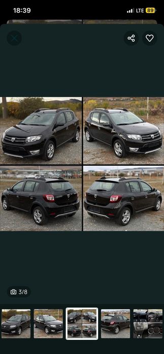 Dacia Sandero Stepway Navi -import Germania/2014-euro 5