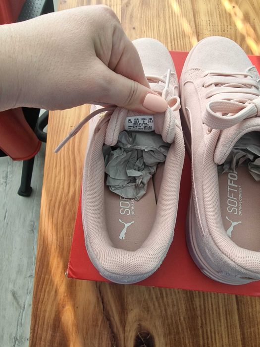 Puma естествена кожа(велур)